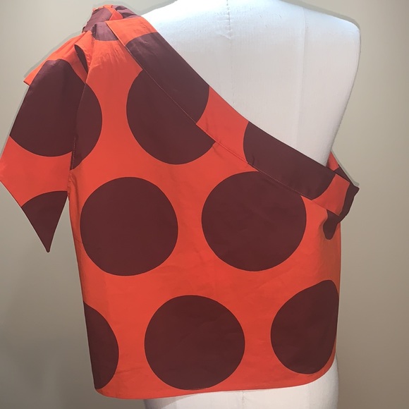 Farm Rio One-Shoulder Blouse XL